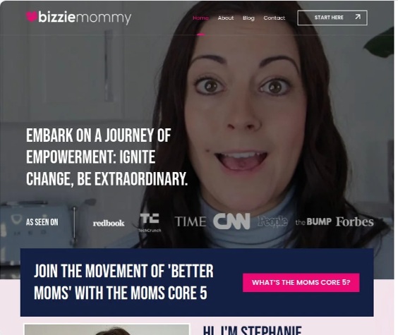BizzieMom Website